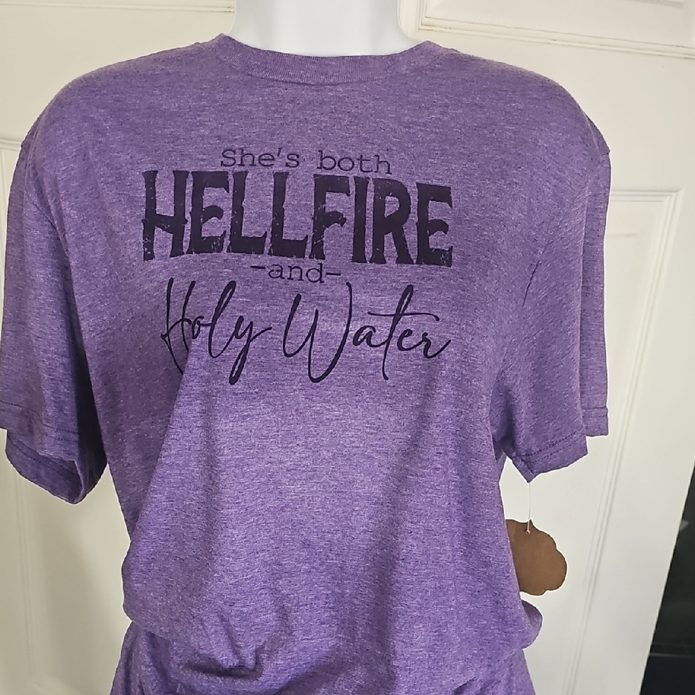 Purple Graphic T-Shirt